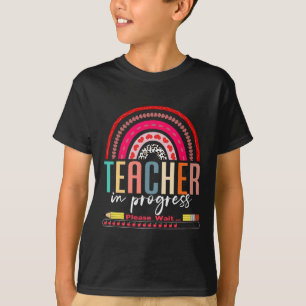 Zukünftiger Lehrer Cooler Lehrer In Bearbeitung Bi T-Shirt