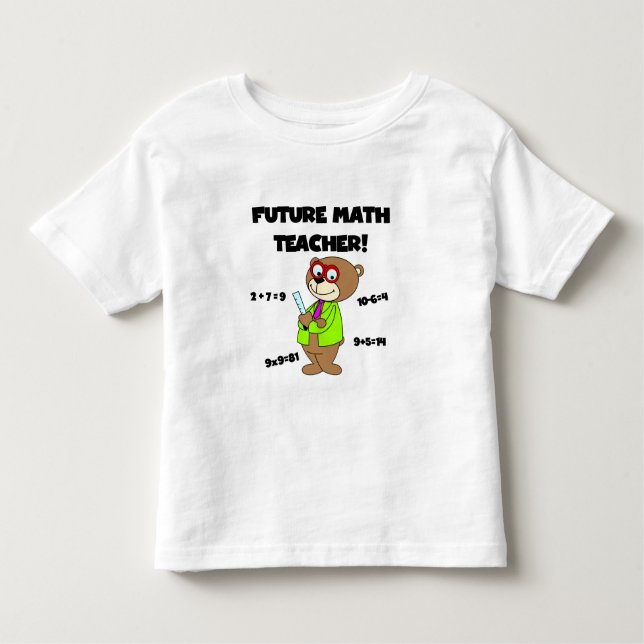 Zukünftiger Mathe-Lehrer Kleinkind T-shirt (Vorderseite)