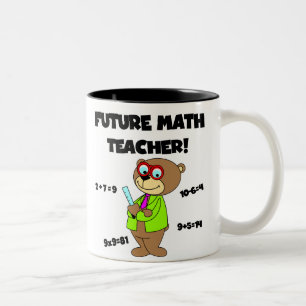 Zukünftiger Mathe-Lehrer Zweifarbige Tasse