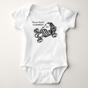zukünftiger Meister des einteiligen Stramplers de Baby Strampler