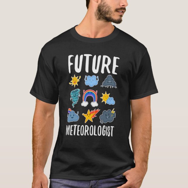 Zukünftiger Meteorologe T-Shirt (Vorderseite)