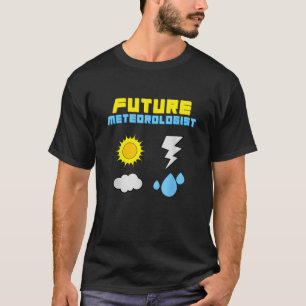 Zukünftiger Meteorologe  Wetter Sonne Regen Stürme T-Shirt