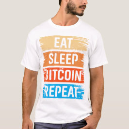 Zukünftiger Millionär Bitcoin Humor Kryptowährung  T-Shirt