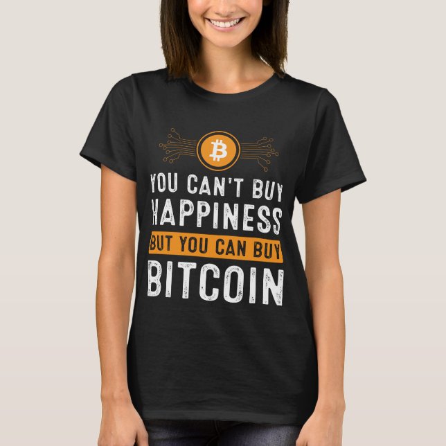 Zukünftiger Millionär Bitcoin Humor Kryptowährung  T-Shirt (Vorderseite)