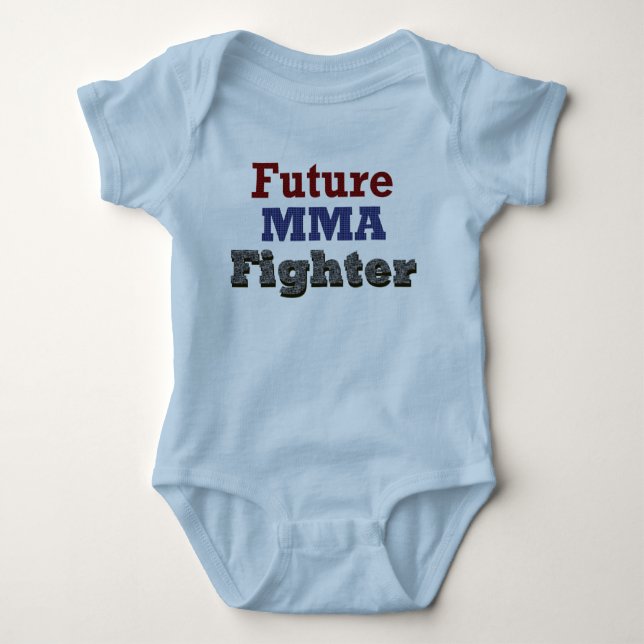 Zukünftiger MIXED MARTIAL ARTS Kämpfer Baby Strampler (Vorderseite)