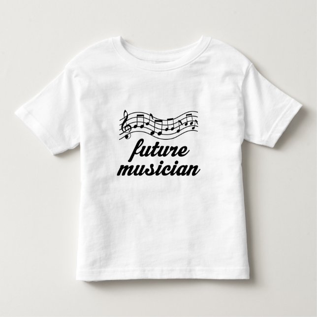 Zukünftiger Musiker Kleinkind T-shirt (Vorderseite)