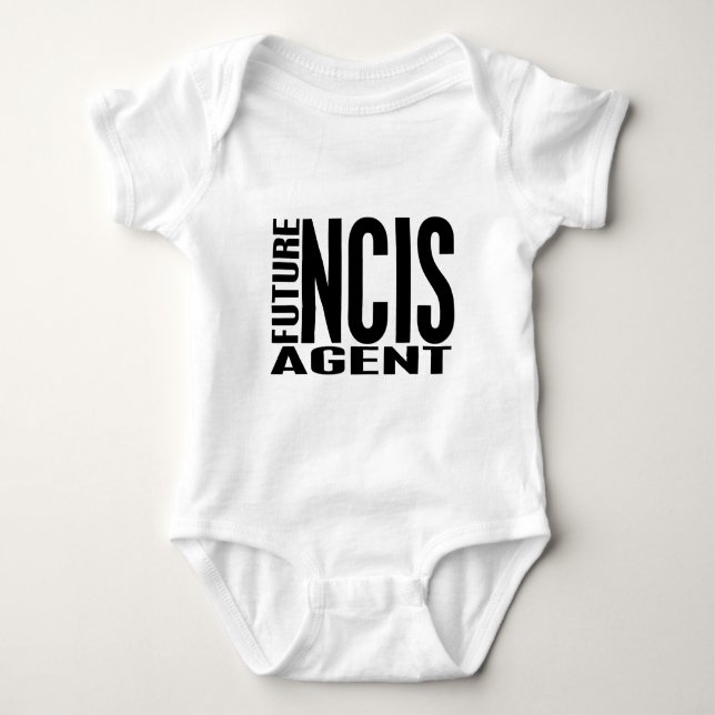 Zukünftiger NCIS Agent Baby Strampler (Vorderseite)
