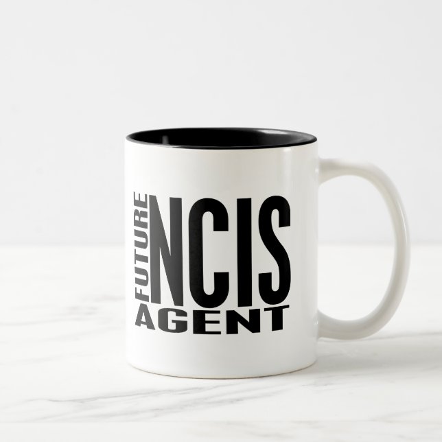 Zukünftiger NCIS Agent Zweifarbige Tasse (Rechts)