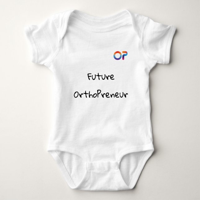 Zukünftiger OP-Baby Baby Strampler (Vorderseite)