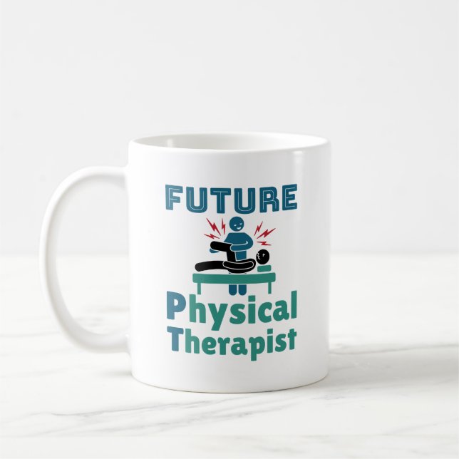 Zukünftiger Physiotherapeut PT-Student Kaffeetasse (Links)