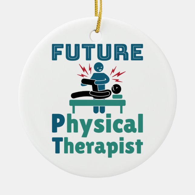 Zukünftiger Physiotherapeut PT-Student Keramik Ornament (Vorne)