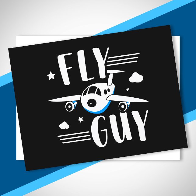 Zukünftiger Pilot - Fliegen mit Kindern - Flugzeug Postkarte (Von Creator hochgeladen)