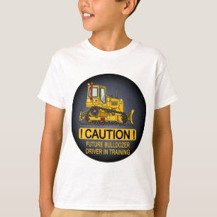 Zukünftiger Planierraupen-Bulldozer-Fahrer scherz T-Shirt