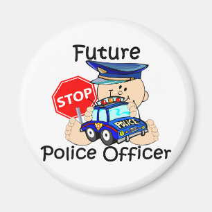 Zukünftiger Polizeibeamte Magnet