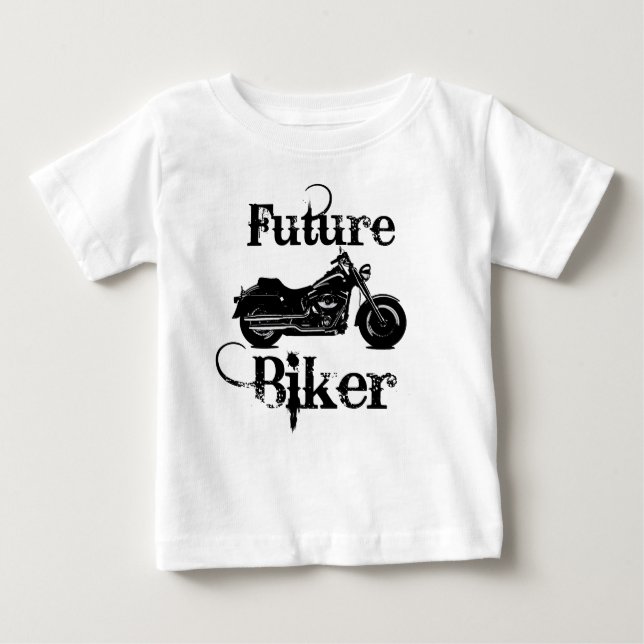Zukünftiger Radfahrer Baby T-shirt (Vorderseite)
