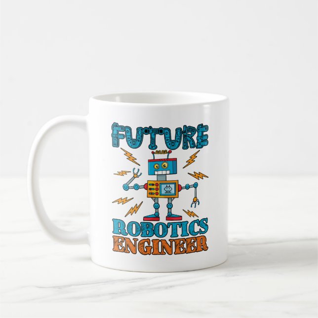 Zukünftiger Robotik-Ingenieur Kaffeetasse (Links)