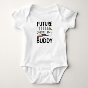 Zukünftiger Schießbuddy Baby, Waffenliebhaber Dad Baby Strampler