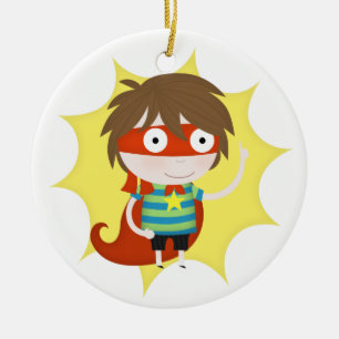 Zukünftiger Superheld Keramikornament