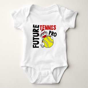 Zukünftiger Tennis-Prosocken-Affe Baby Strampler