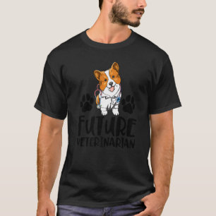 Zukünftiger Tierarzt Corgi Frauen lieben Hundearz T-Shirt