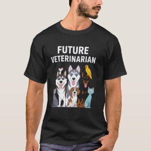 Zukünftiger Tierarzt Tiermedizin-Student Tierliebh T-Shirt