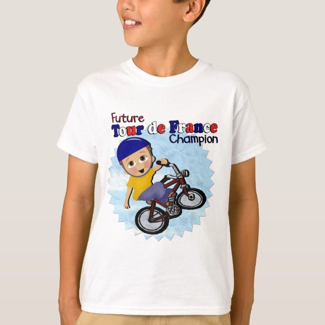 Zukünftiger Tour de France-Meister T-Shirt (Vorderseite)