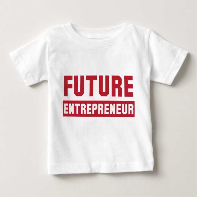 Zukünftiger Unternehmer, Baby T-shirt (Vorderseite)
