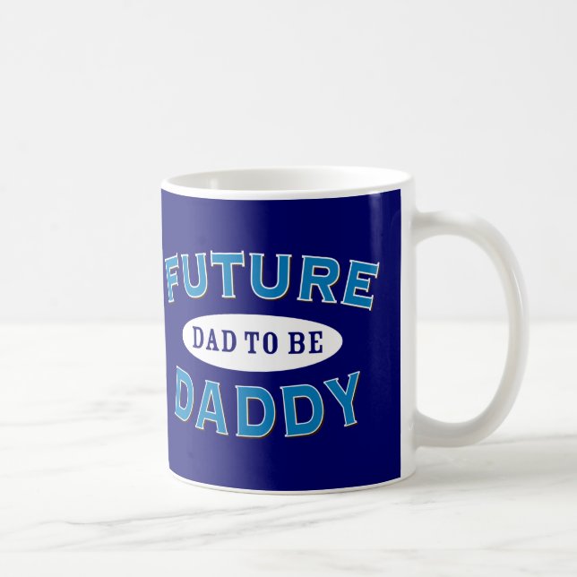 Zukünftiger Vati - Vater zum zu sein Kaffeetasse (Rechts)