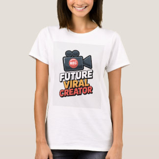Zukünftiger viraler Schöpfer lustiges Social-Media T-Shirt