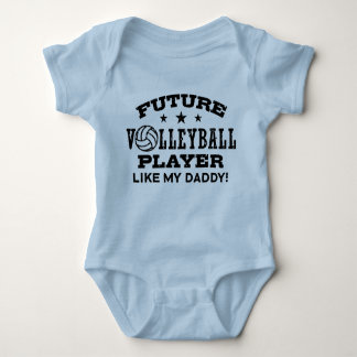 Zukünftiger Volleyball-Spieler wie mein Daddy Baby Baby Strampler