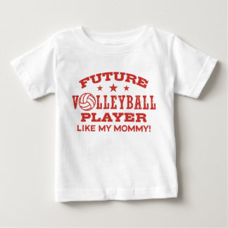 Zukünftiger Volleyballspieler wie meine Mama Baby T-shirt