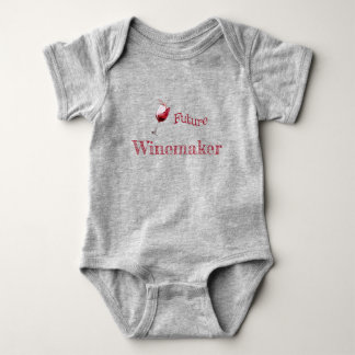 Zukünftiger Winzer Lustiger Weinliebhaber Baby Strampler