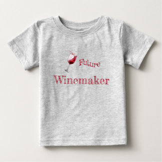 Zukünftiger Winzer Lustiger Weinliebhaber Baby T-shirt