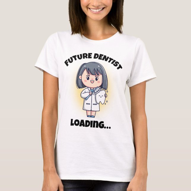 ZUKÜNFTIGER ZAHNARZT  T-Shirt (Vorderseite)