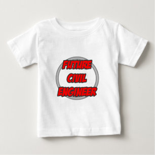 Zukünftiger Ziviler Ingenieur Baby T-shirt