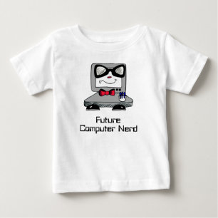 Zukünftiges Computer-Nerdgeek-Shirt für Babys Baby T-shirt
