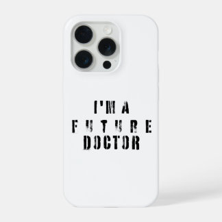 Zukünftiges Doktor Grunge Typografie Design iPhone 15 Pro Hülle