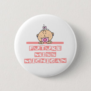 Zukünftiges Fräulein Michigan Button