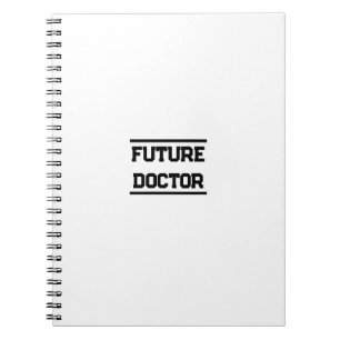 Zukünftiges Medizin Titel Minimal Text Design Notizblock