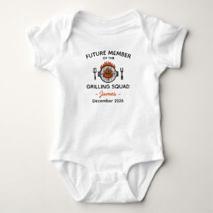 Zukünftiges Mitglied der Grilling Squad - Grillen Baby Strampler