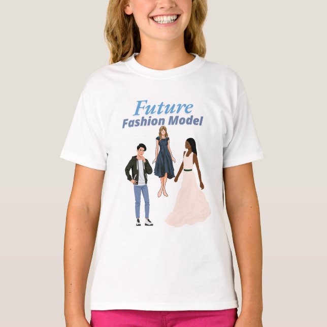 Zukünftiges Model der Mode T-Shirt (Vorderseite)