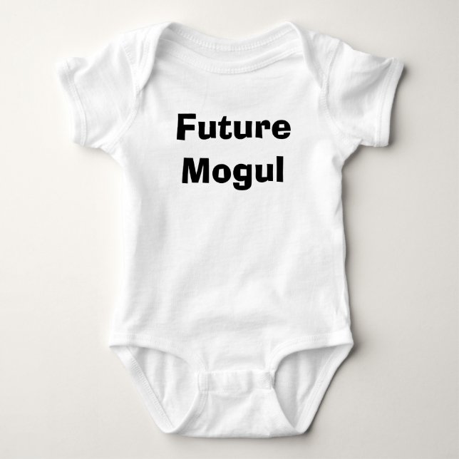 Zukünftiges Mogul Baby Strampler (Vorderseite)