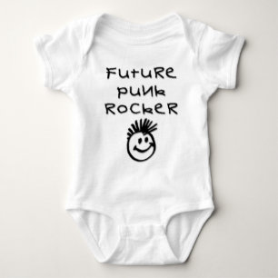 ZUKÜNFTIGES PUNKrocker-KNABE-SHIRT Baby Strampler