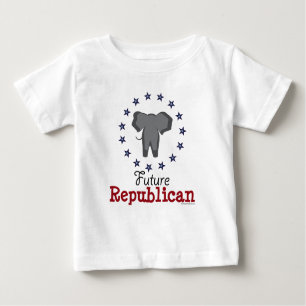 Zukünftiges republikanisches Elefant-Baby-T-Shirt Baby T-shirt