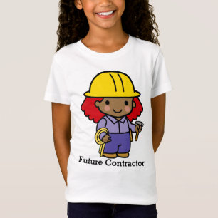 Zukünftiges Unternehmermädchen mit Hammer und Seil T-Shirt