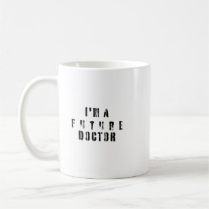 Zukunfts-Arzt-Grunge-Typografie-Design Kaffeetasse