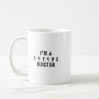 Zukunfts-Arzt-Grunge-Typografie-Design Kaffeetasse