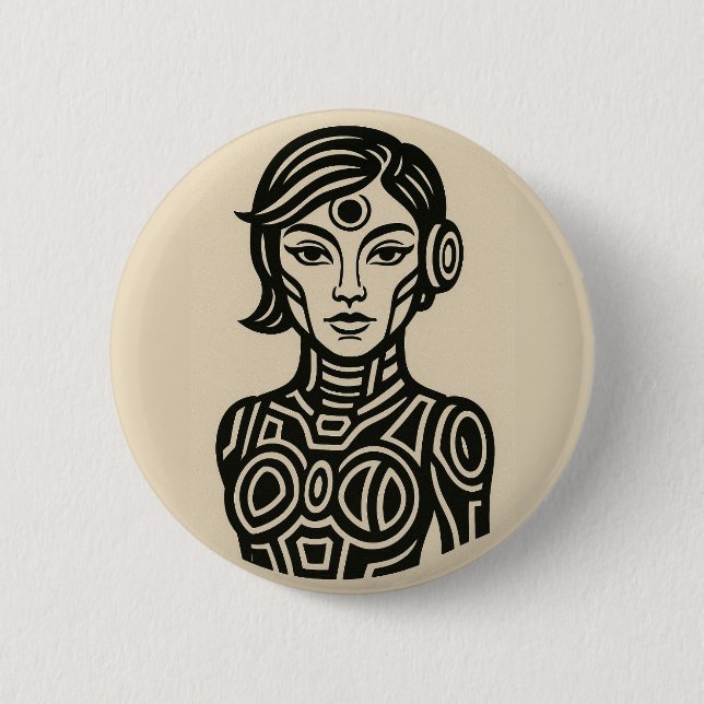 Zukunfts-Sigillen-Pin Button (Vorderseite)
