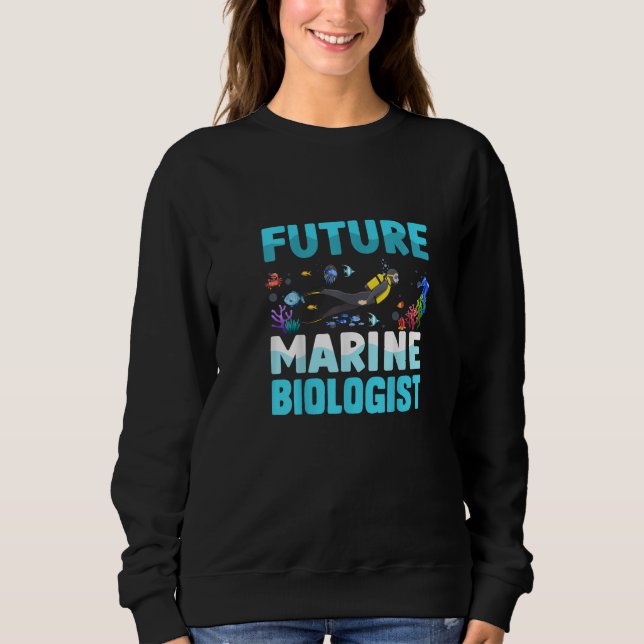 Zukunftsbiologe Sweatshirt (Vorderseite)