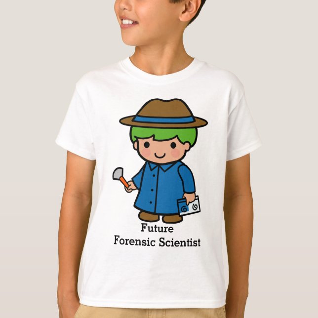 Zukunftsforensische Wissenschaftler T-Shirt (Vorderseite)